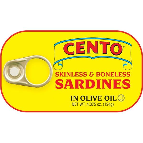 CENTO: Sardine Skinless And Boneless, 4.37 oz - #tag1# - #tag2#
