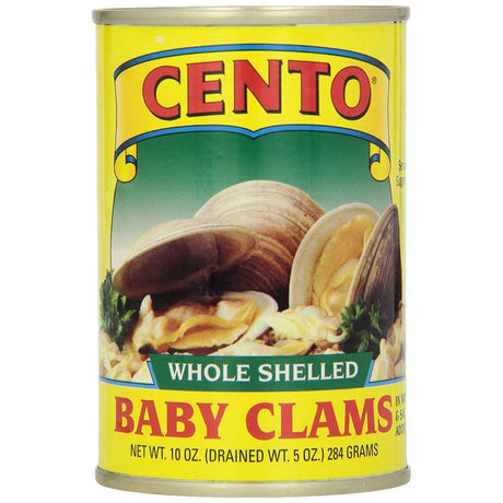 CENTO: Whole Shelled Baby Clams, 10 oz - #tag1# - #tag2#