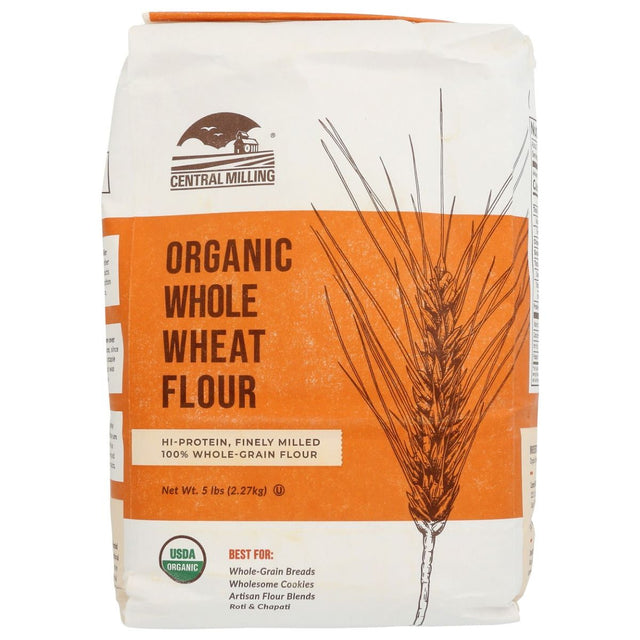 CENTRAL MILLING: Flour Hi Prtn Whole Wheat Org, 5 LB - #tag1# - #tag2#