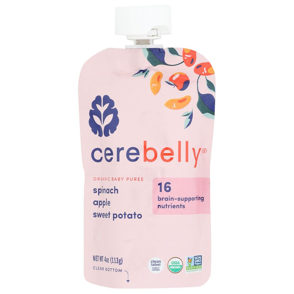 CEREBELLY: Spinach Apple Sweet Potato, 4 oz - #tag1# - #tag2#