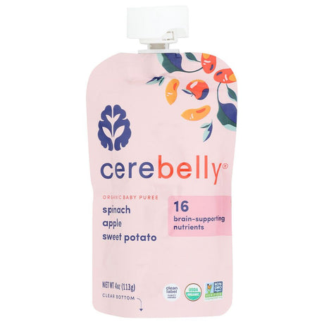 CEREBELLY: Spinach Apple Sweet Potato, 4 oz - #tag1# - #tag2#