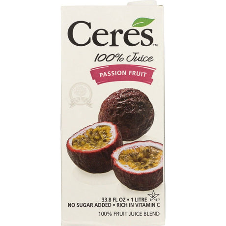 CERES: Juice Passion Fruit, 33.8 oz - Sunshine Co Op. - #tag1# - #tag2# - #tag3# - #tag4#