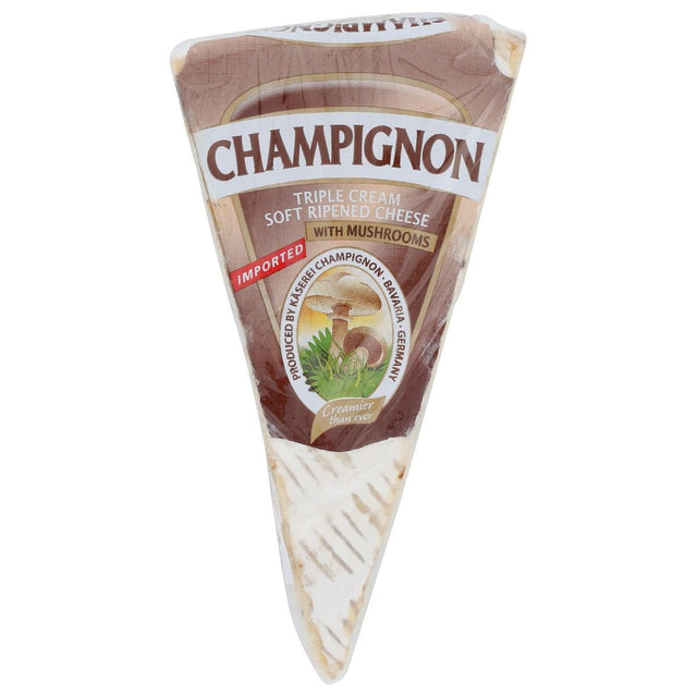 CHAMPIGNON: Triple Cream Soft Ripened Cheese With Mushroom, 9.7 lb - #tag1# - #tag2#