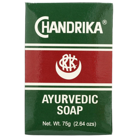CHANDRIKA: Ayurvedic Soap Bar, 2.64 oz - #tag1# - #tag2#