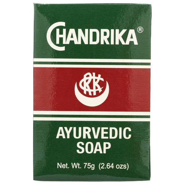 CHANDRIKA: Ayurvedic Soap Bar, 2.64 oz - #tag1# - #tag2#