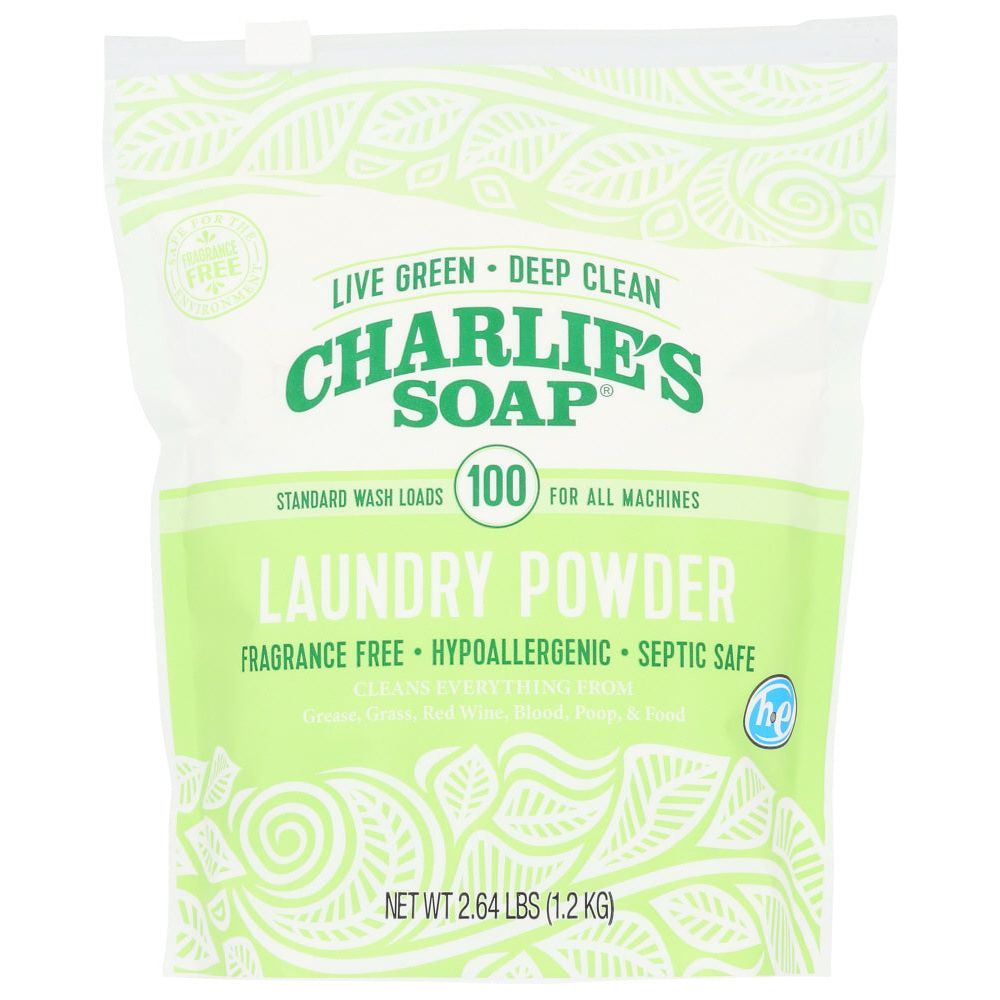 CHARLIES SOAP: Laundry Powder, 2.64 lb - #tag1# - #tag2#