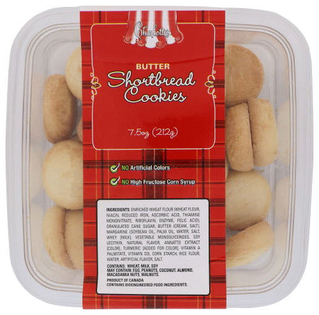 CHARLOTTES: Cookies Shortbread Butter, 7.5 oz - #tag1# - #tag2#