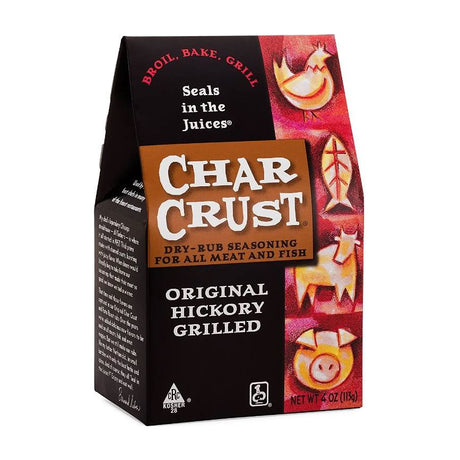 CHAR CRUST: Original Hickory Grilled Rub Seasoning, 4 oz - #tag1# - #tag2#