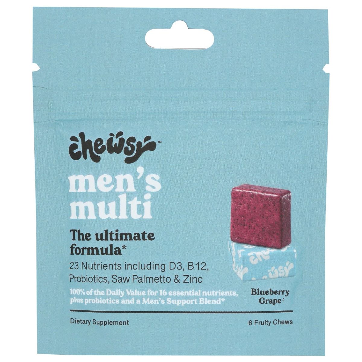 CHEWSY: Mens Multivitamin Packet, 6 pc - #tag1# - #tag2#
