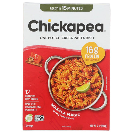 CHICKAPEA: Pasta Dish Creamy Curry, 7 oz - #tag1# - #tag2#