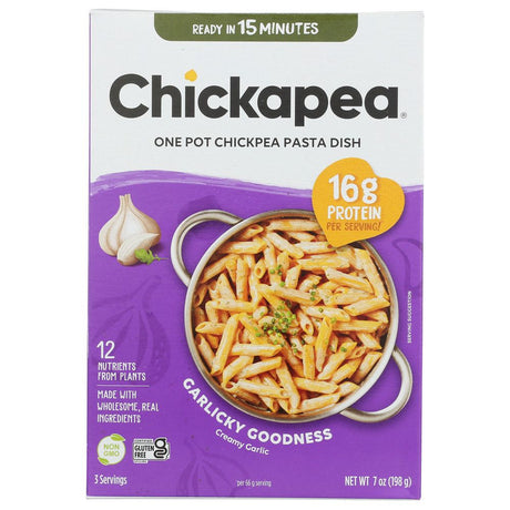 CHICKAPEA: Pasta Dish Creamy Garlic, 7 oz - #tag1# - #tag2#