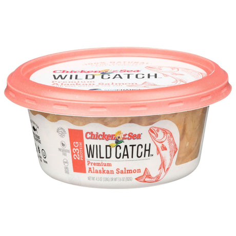 CHICKEN OF THE SEA: Wild Catch Premium Alaskan Salmon, 4.5 oz - #tag1# - #tag2#