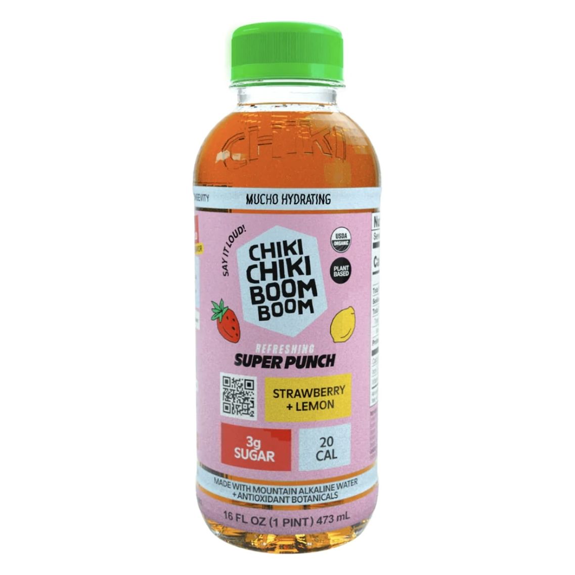 CHIKI CHIKI BOOM BOOM: Strawberry & Lemon Org, 16 fo - #tag1# - #tag2#