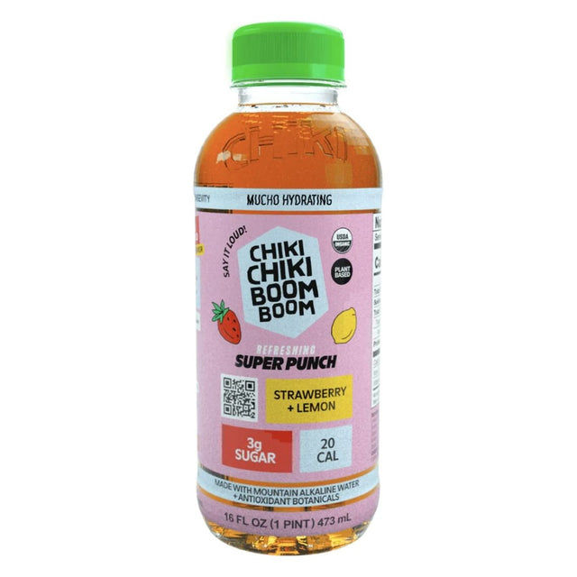CHIKI CHIKI BOOM BOOM: Strawberry & Lemon Org, 16 fo - #tag1# - #tag2#