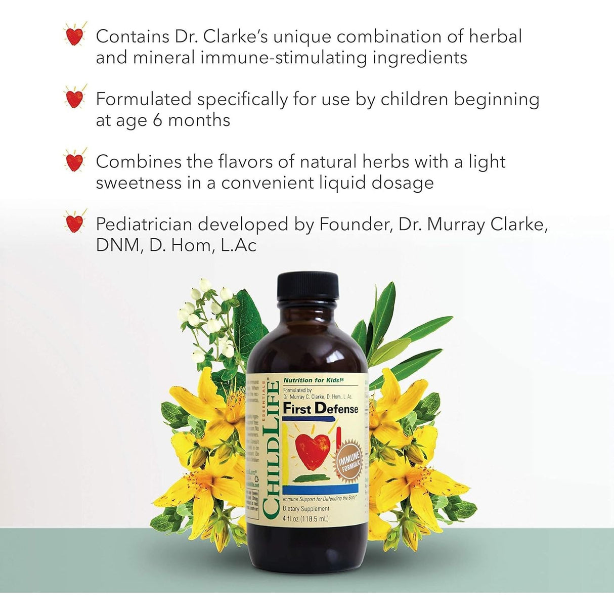 CHILDLIFE ESSENTIALS First Defense - with Elderberry 4 Fl Oz - #tag1# - #tag2#