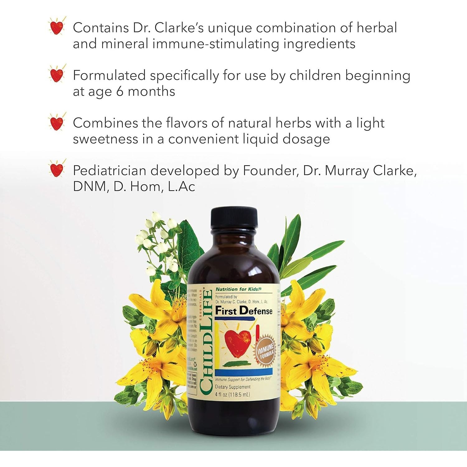 CHILDLIFE ESSENTIALS First Defense - with Elderberry 4 Fl Oz - #tag1# - #tag2#