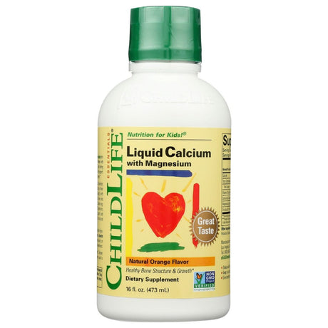 CHILDLIFE: Liquid Calcium With Magnesium, 16 oz - #tag1# - #tag2#
