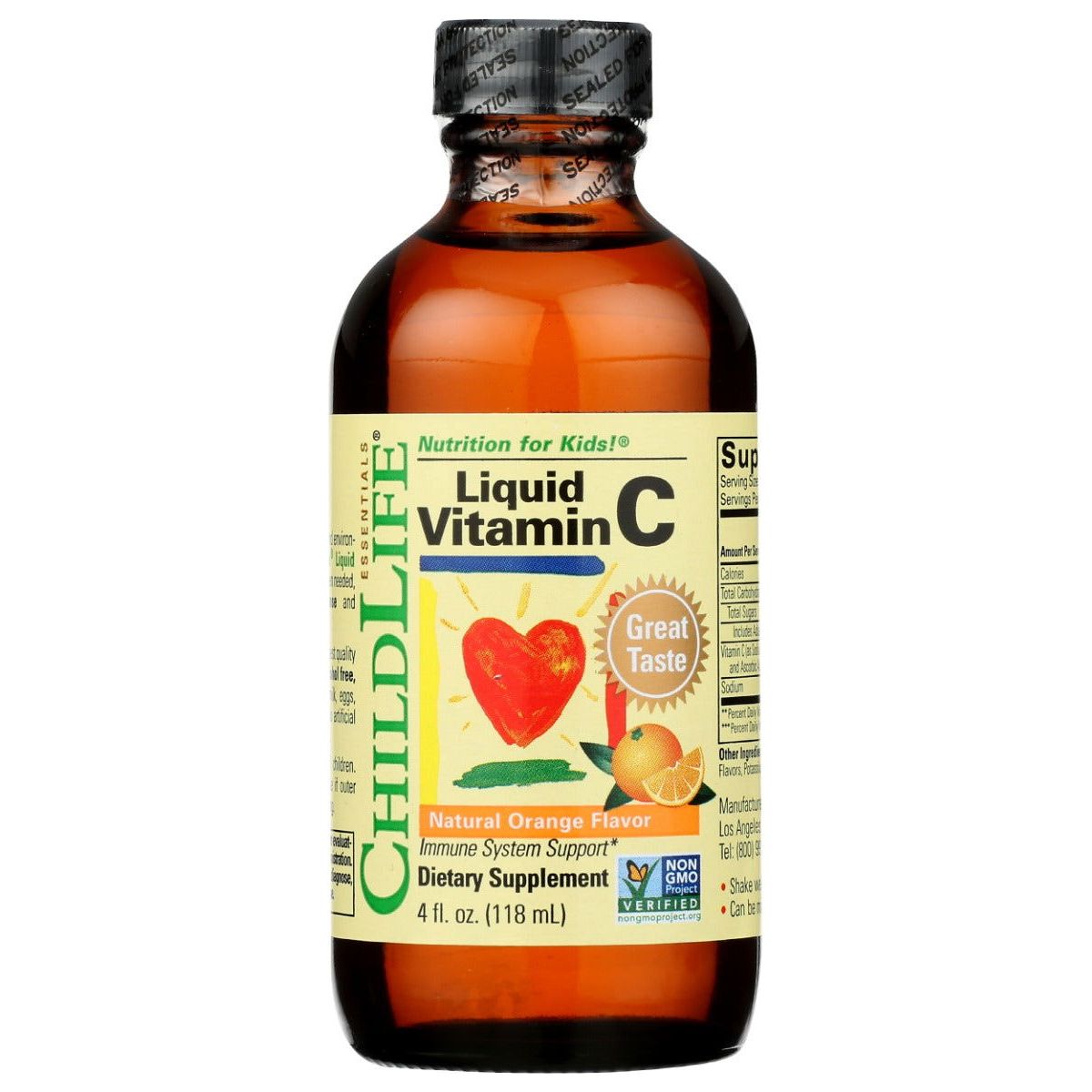 CHILDLIFE: Liquid Vitamin C, 4 oz - Sunshine Co Op. - #tag1# - #tag2# - #tag3# - #tag4#