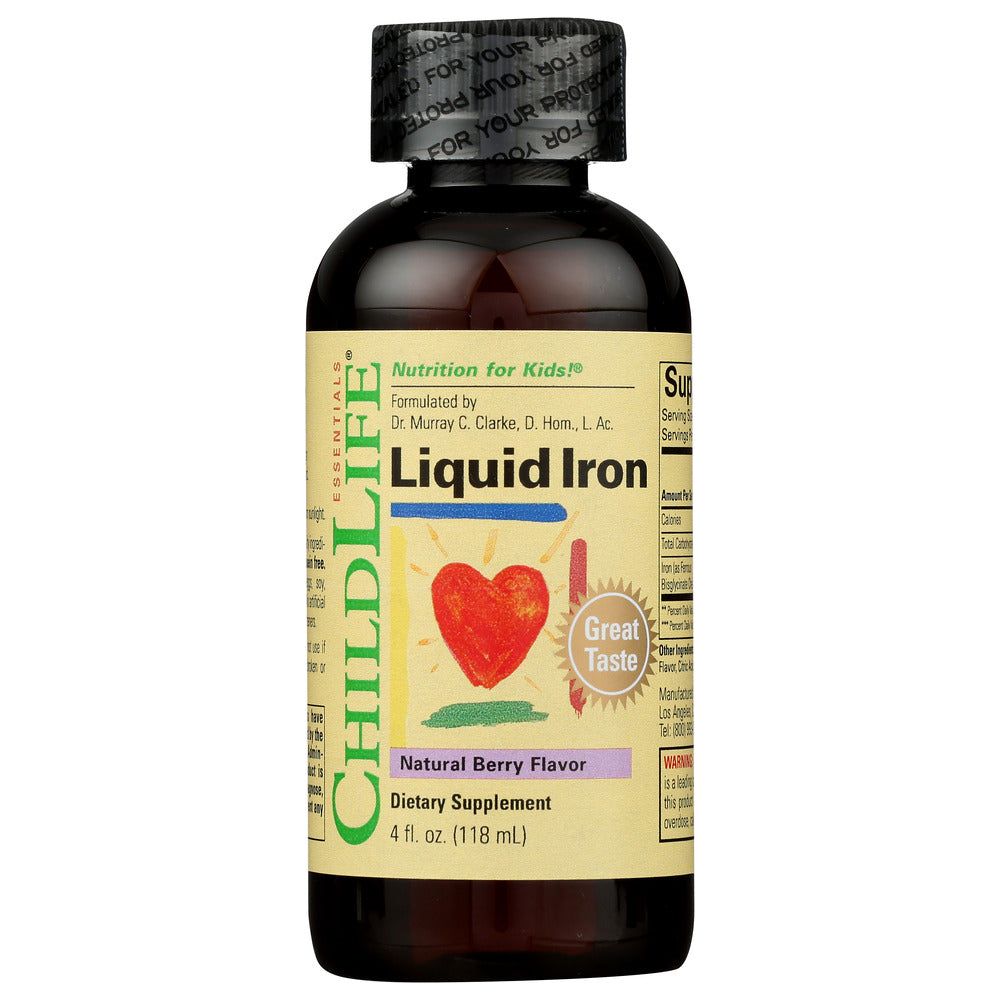 CHILDLIFE: Vitamins Kid Iron Berry, 4 FO - #tag1# - #tag2#