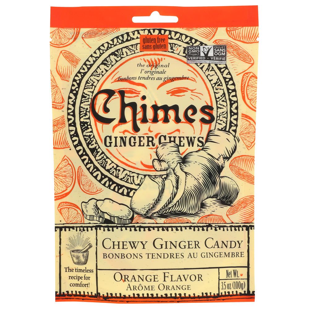 CHIMES: Ginger Chew Orange, 3.5 OZ - #tag1# - #tag2#