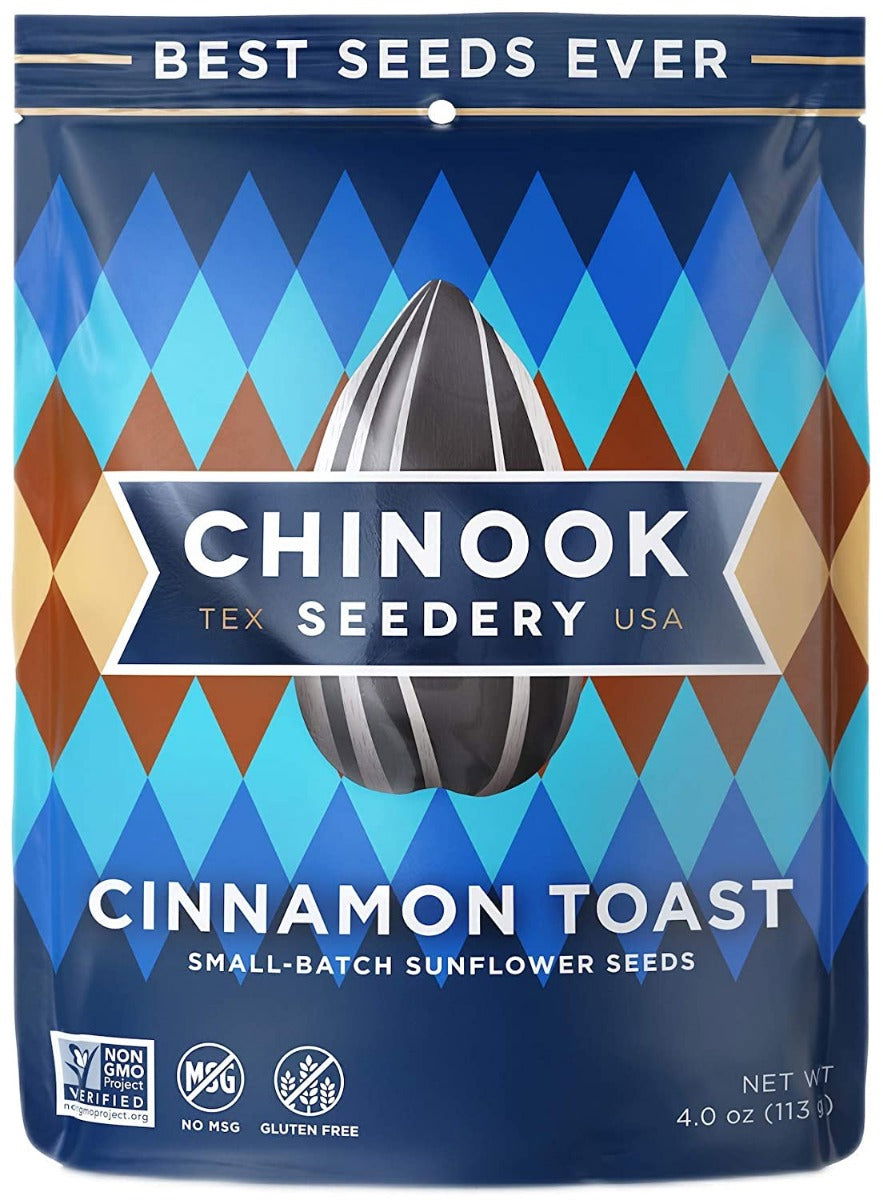 CHINOOK SEEDERY: Cinnamon Toast Sunflower Seeds, 4 oz - #tag1# - #tag2#