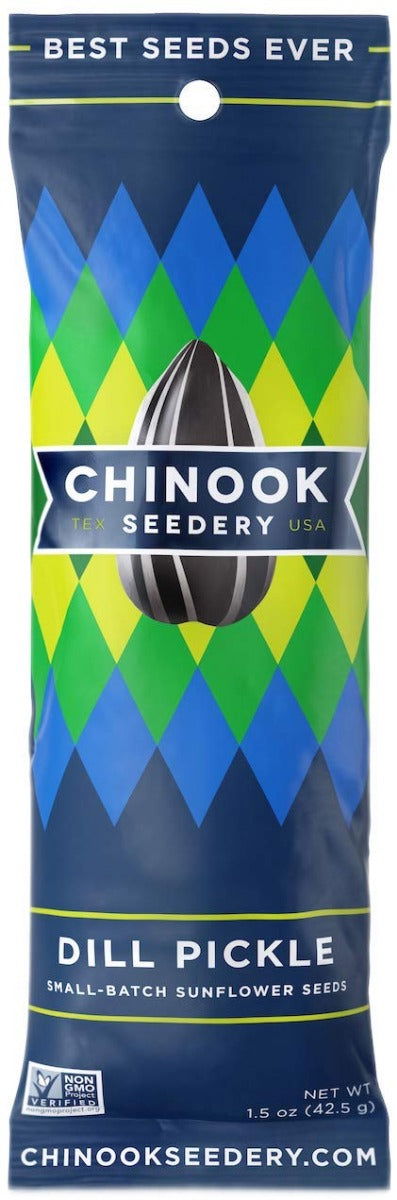 CHINOOK SEEDERY: Dill Pickle Sunflower Seeds, 1.5 oz - #tag1# - #tag2#