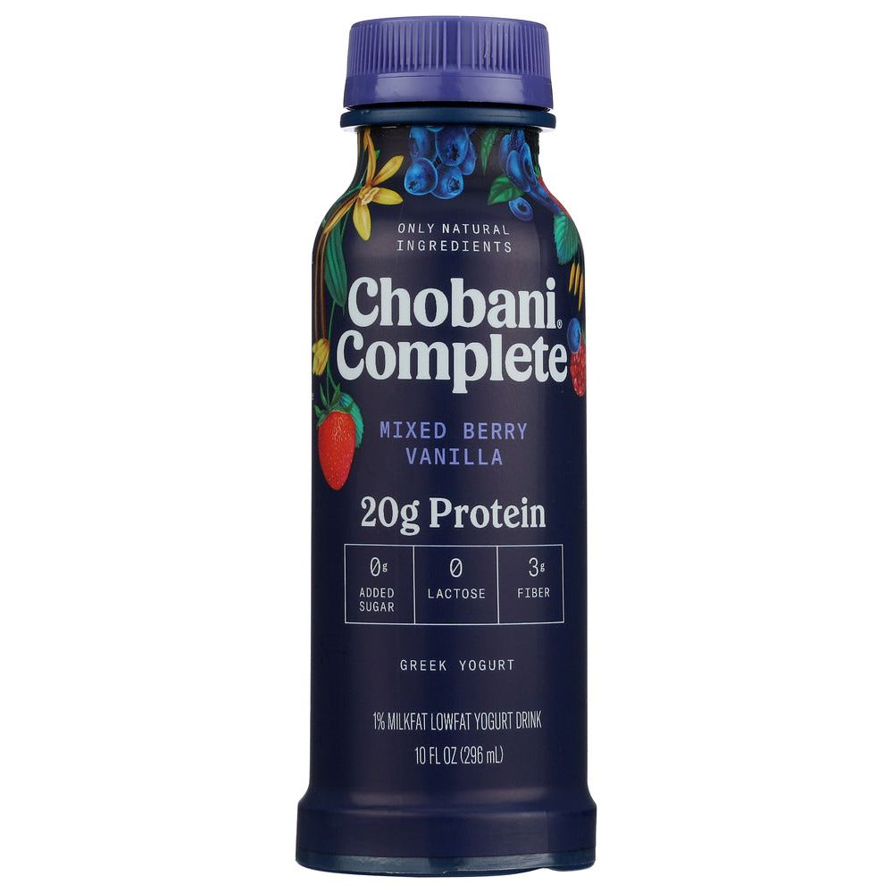 CHOBANI: Complete Mixed Berry Vanilla Drink, 10 oz - #tag1# - #tag2#