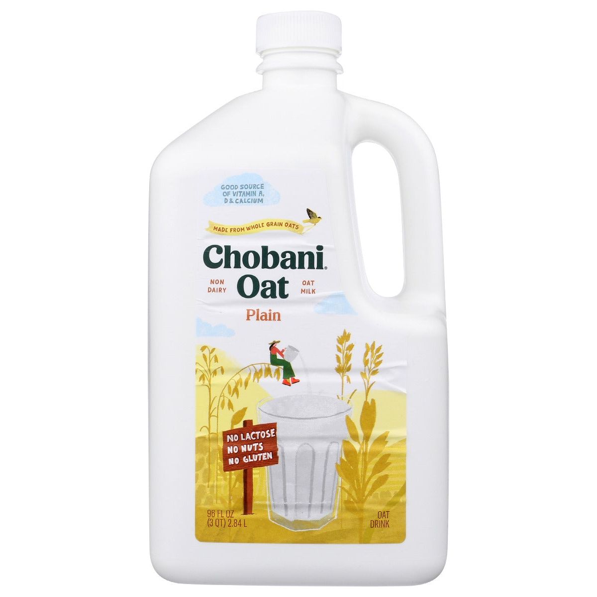 CHOBANI: Oatmilk Plain, 96 oz - #tag1# - #tag2#