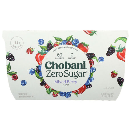 CHOBANI: Zero Sugar Mixed Berry Yogurt, 21.2 oz - #tag1# - #tag2#