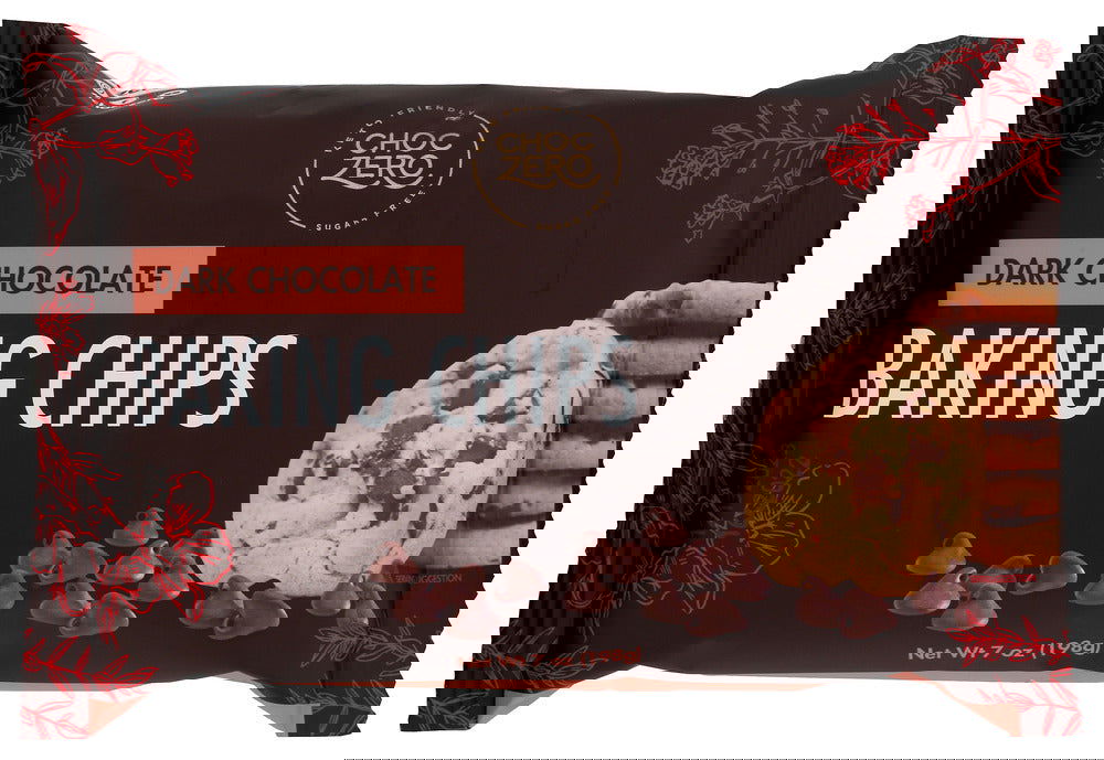 CHOCZERO: Dark Chocolate Baking Chips Sugar Free, 7 oz - #tag1# - #tag2#