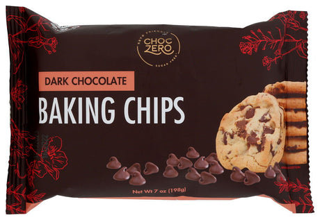 CHOCZERO: Dark Chocolate Baking Chips Sugar Free, 7 oz - #tag1# - #tag2#