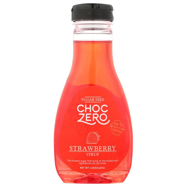 CHOCZERO: Strawberry Syrup Sugar Free, 12 fo - #tag1# - #tag2#