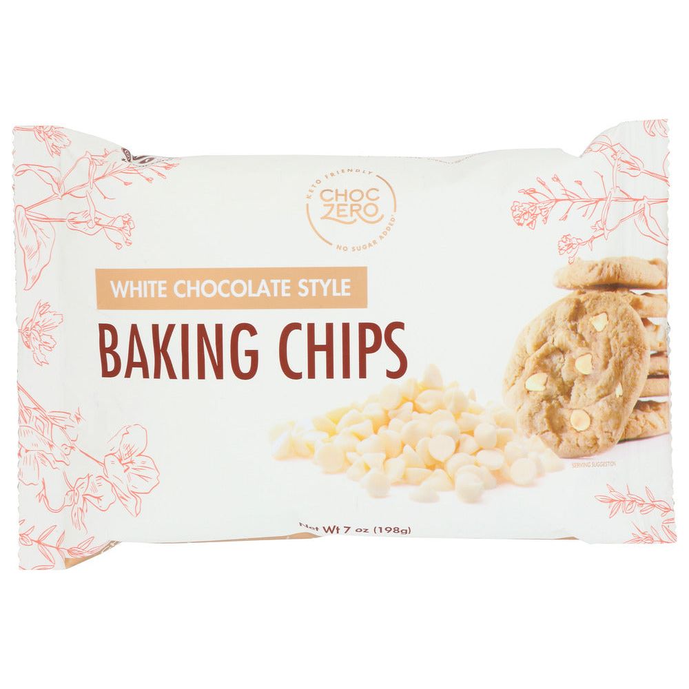 CHOCZERO: White Chocolate Baking Chips Sugar Free, 7 oz - #tag1# - #tag2#