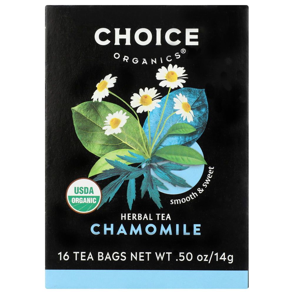 CHOICE TEA: Herbal Tea Organic Chamomile, 16 bg - Sunshine Co Op. - #tag1# - #tag2# - #tag3# - #tag4#