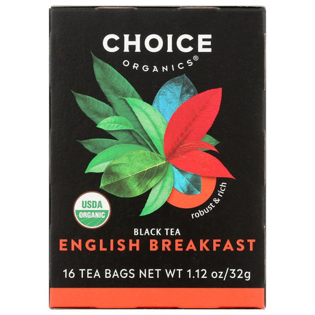 CHOICE TEA: Organic English Breakfast Tea, 16 bg - Sunshine Co Op. - #tag1# - #tag2# - #tag3# - #tag4#