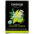 CHOICE TEA: Organic Jasmine Green Tea, 16 bg - Sunshine Co Op. - #tag1# - #tag2# - #tag3# - #tag4#