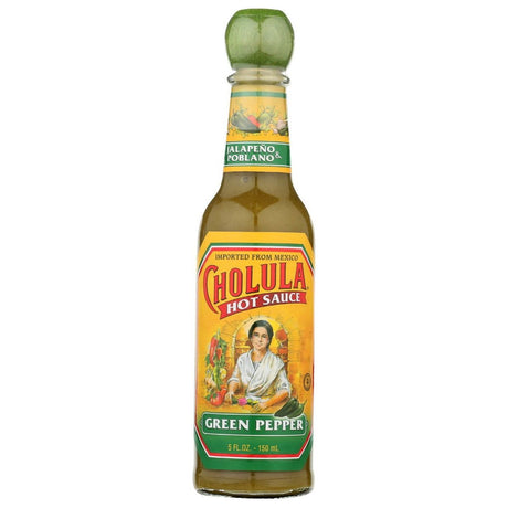 CHOLULA: Green Pepper Hot Sauce, 5 oz - Sunshine Co Op. - #tag1# - #tag2# - #tag3# - #tag4#