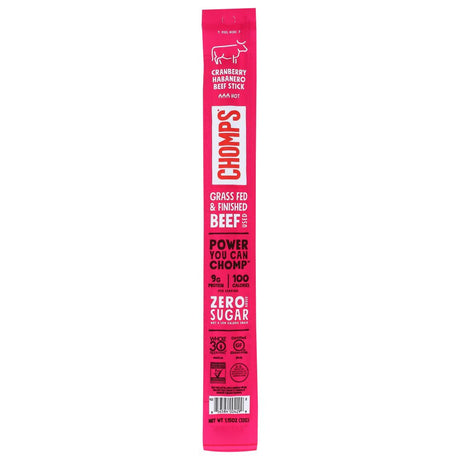 CHOMPS: Cranberry Habanero Beef Stick, 1.15 oz - #tag1# - #tag2#