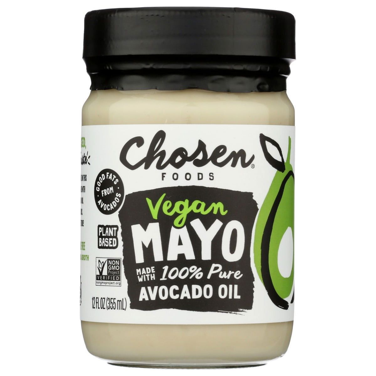 CHOSEN FOODS: Vegan Avocado Oil Mayo, 12 oz - Sunshine Co Op. - #tag1# - #tag2# - #tag3# - #tag4#