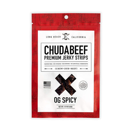 CHUDABEEF JERKY: Jerky Original Spicy, 2.25 oz - #tag1# - #tag2#