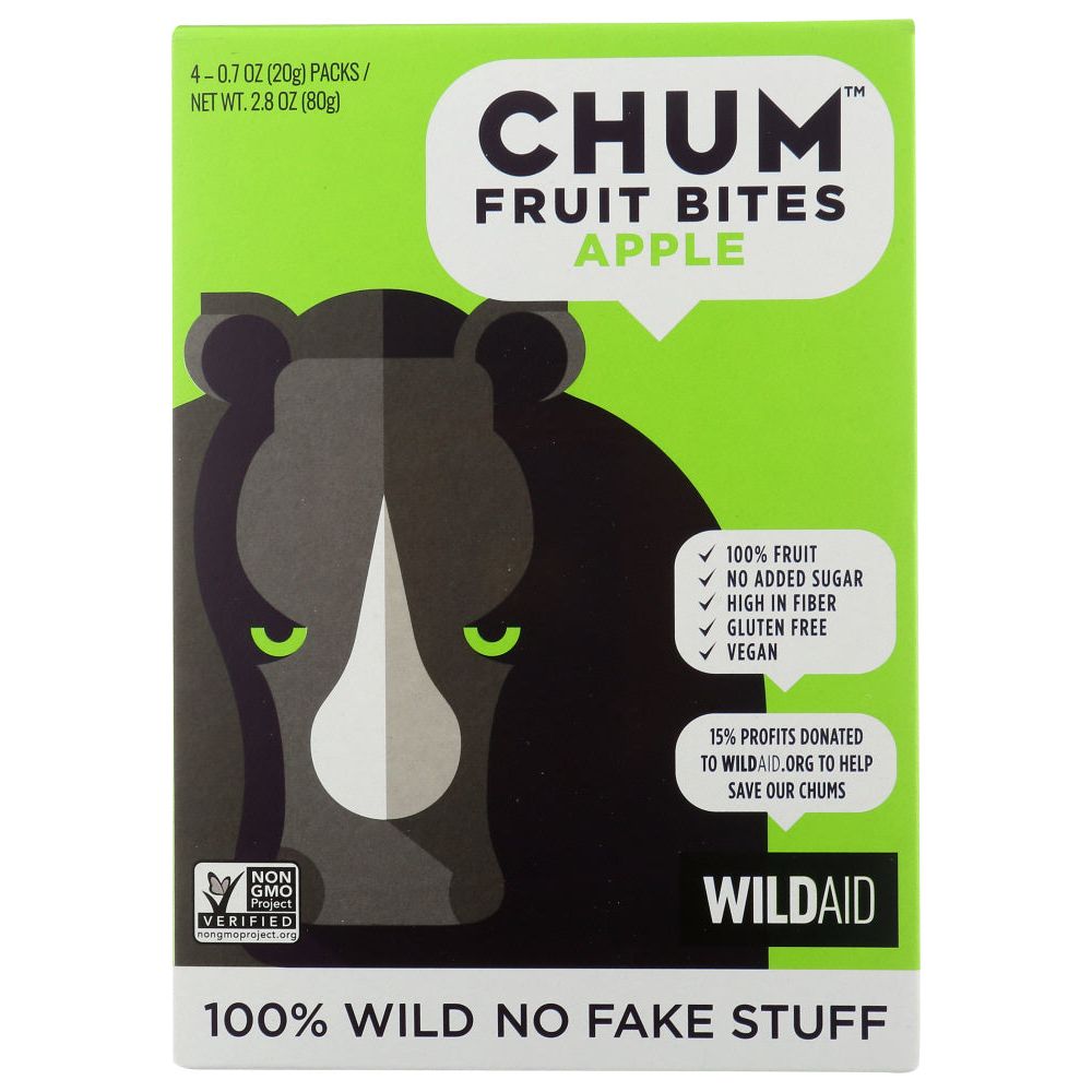 CHUM: Bites Fruit Apple 4Pk, 2.83 oz - #tag1# - #tag2#