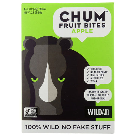 CHUM: Bites Fruit Apple 4Pk, 2.83 oz - #tag1# - #tag2#