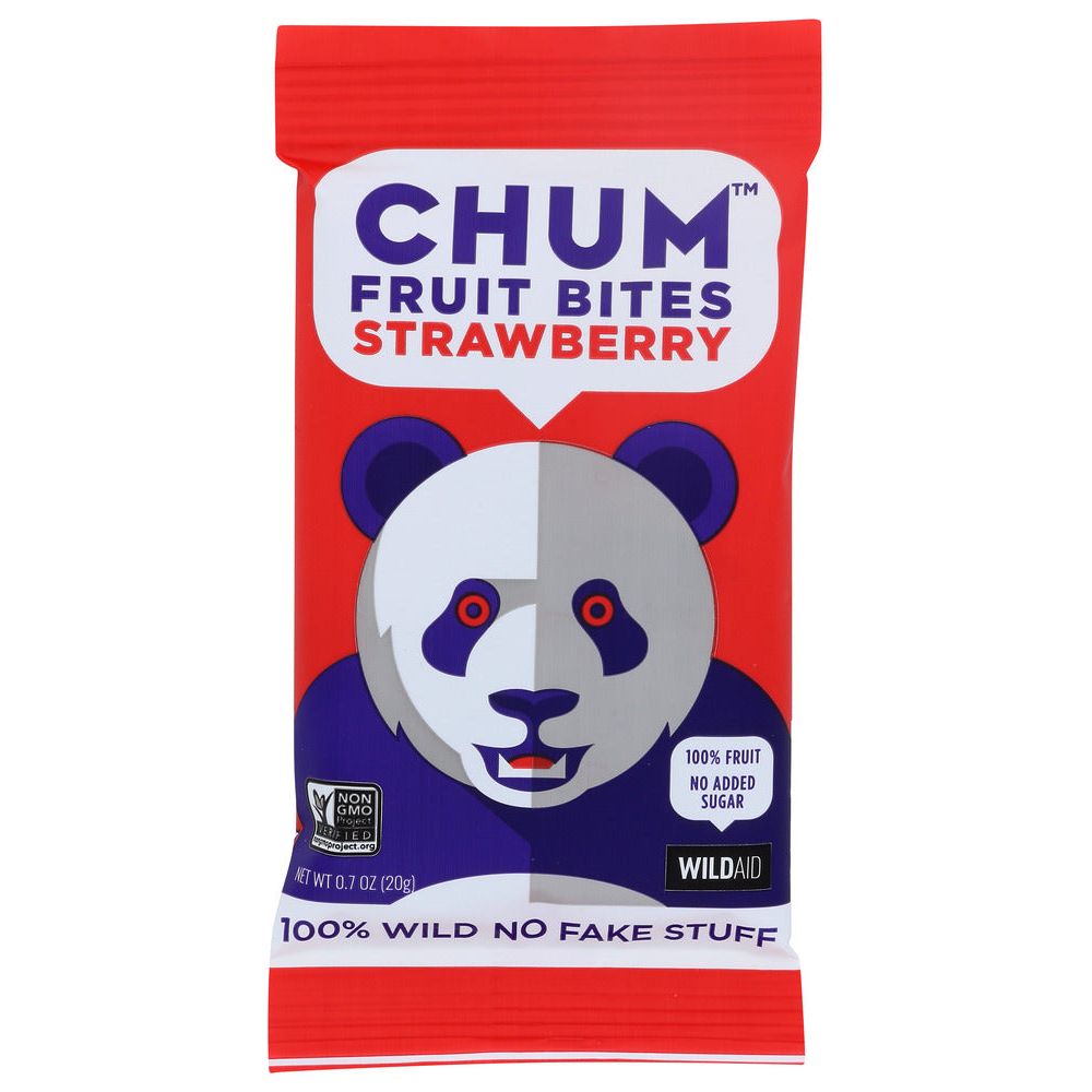 CHUM: Bites Fruit Strawberry, 0.07 OZ - #tag1# - #tag2#