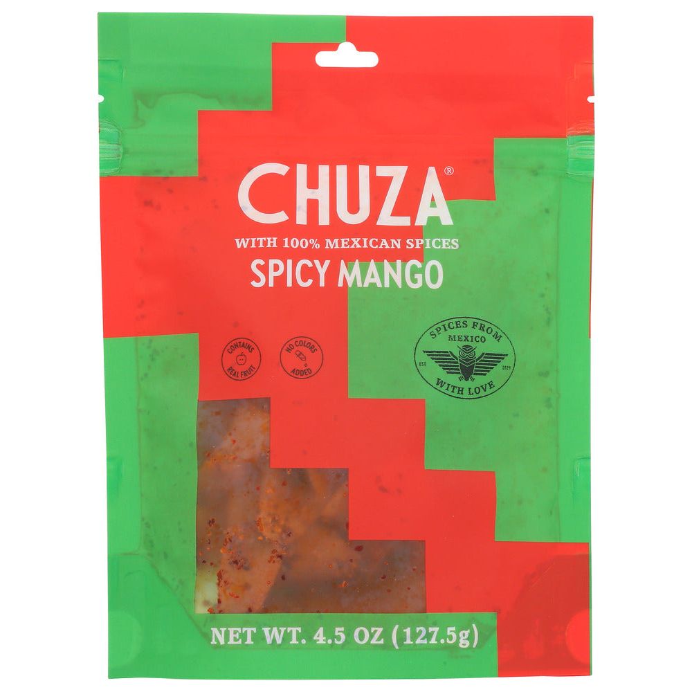 CHUZA: Spicy Dried Mango, 4.5 oz - #tag1# - #tag2#