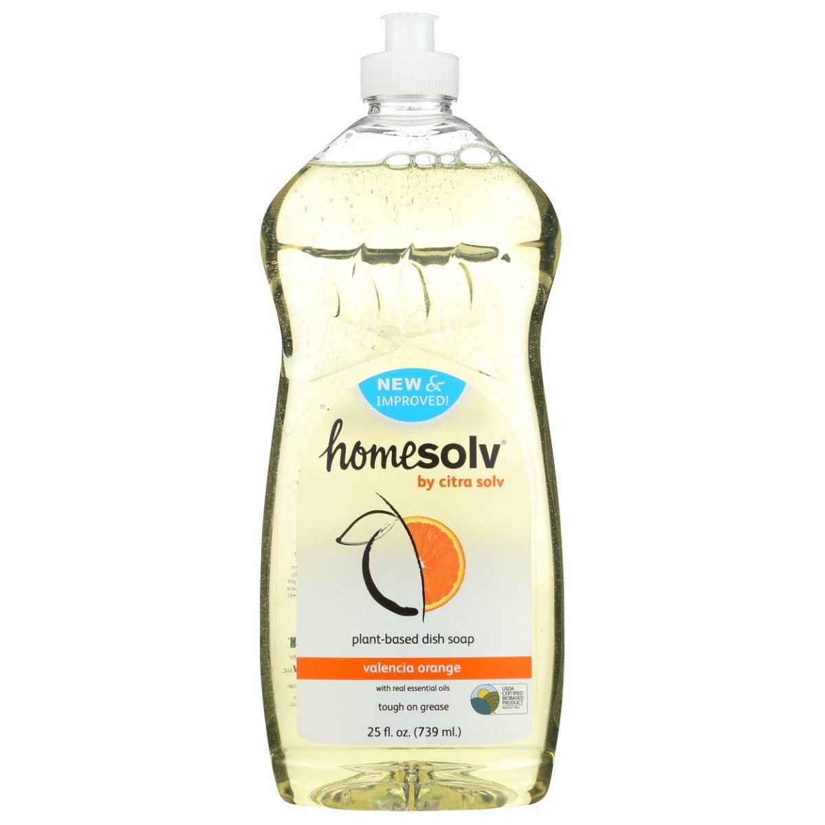 CITRA SOLV: Home Solv Liquid Dish Soap Valencia Orange, 25 oz - #tag1# - #tag2#