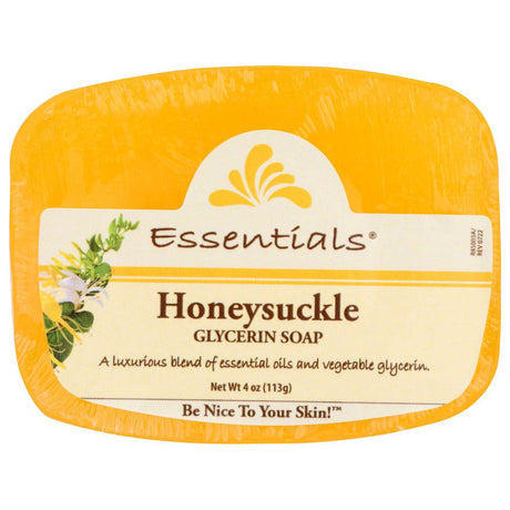 CLEARLY NATURAL: Honeysuckle Pure And Natural Glycerine Soap, 4 oz - #tag1# - #tag2#