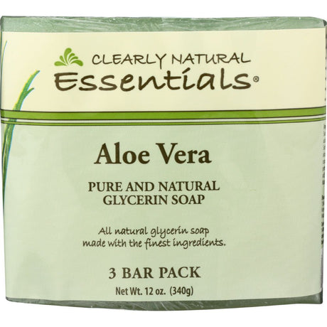 CLEARLY NATURAL: Soap Bar 3 Pk Aloe Vera, 12 oz - #tag1# - #tag2#
