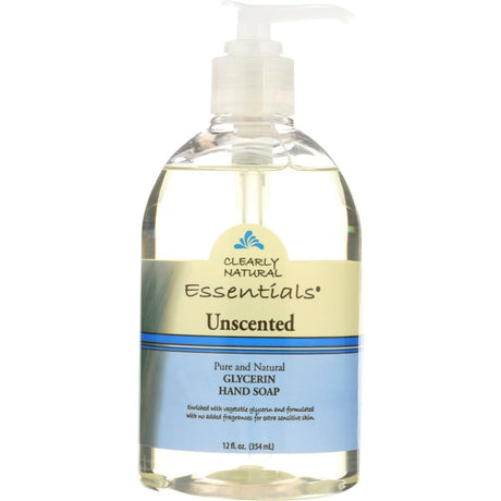 CLEARLY NATURAL: Unscented Glycerine Hand Soap Liquid, 12 oz - #tag1# - #tag2#