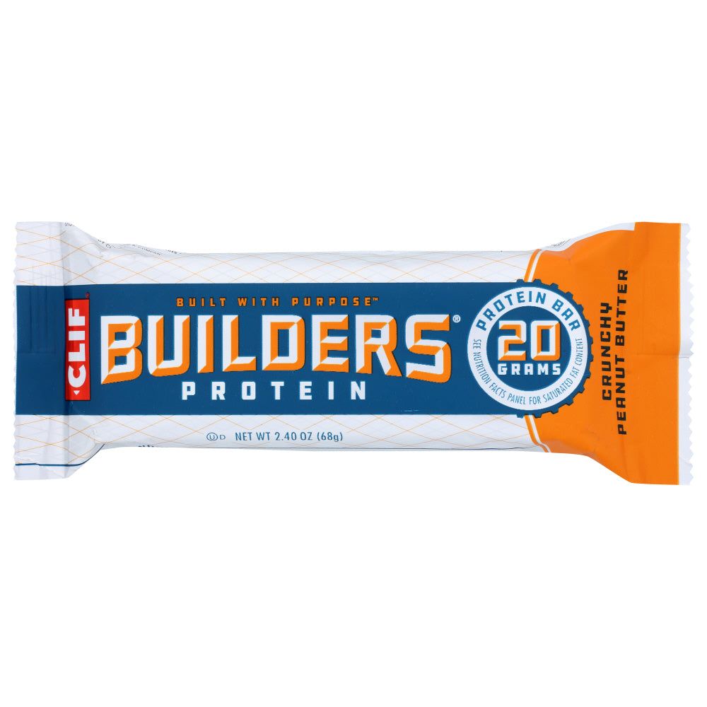 CLIF: Builder Protein Bar Crunchy Peanut Butter, 2.4 oz - #tag1# - #tag2#