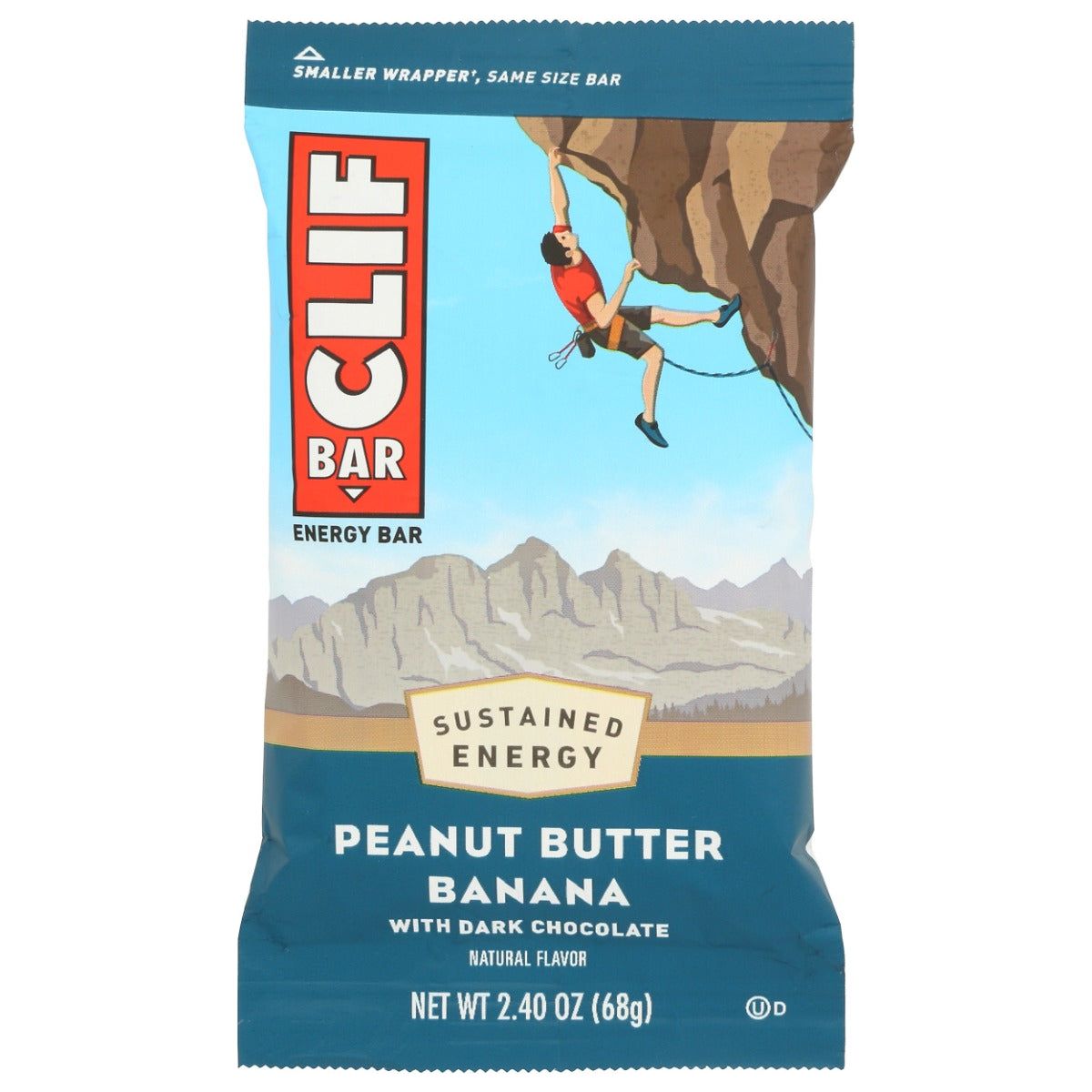 CLIF: Peanut Butter Banana with Dark Chocolate Flavor Bar, 2.4 oz - #tag1# - #tag2#